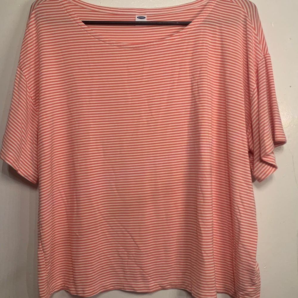 Old Navy Pink Boxy Short Sleeve T-Shirt